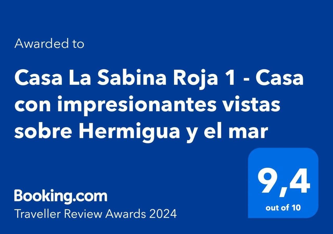 Casa La Sabina Roja 1 - Casa Con Impresionantes Vistas Sobre Hermigua Y El Mar מראה חיצוני תמונה